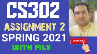 cs302 assignment 2 solution spring 2021