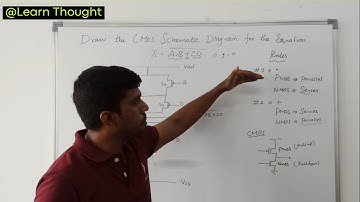 Implementation of Boolean Expression using CMOS || VLSI Design || S Vijay Murugan || Learn Thought