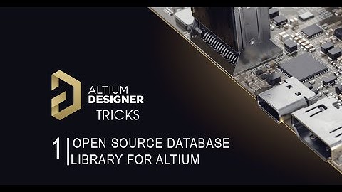 Open source Database library for Altium