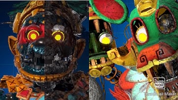 NEW AZTEC ANIMATRONICS IN FNAF AR SPECIAL DELIVERY! | Springtrap Curs and Serpent Mangle cycles!