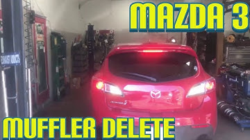 2012 Mazda 3 EXHAUST w/ Muffler Delete!!