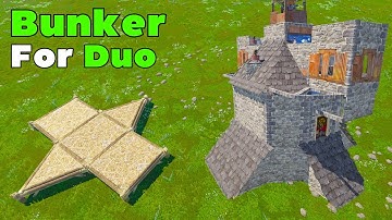 3x1 Bunker Base Design - Rust (2024)