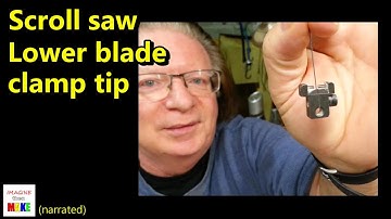 117. Scroll saw lower blade clamp tip