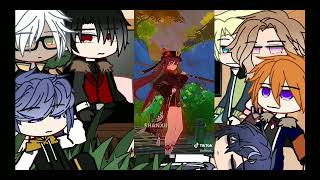 Obey Me Reacts To Mc As Hu Tao Suqarcombcs Credits In Desc