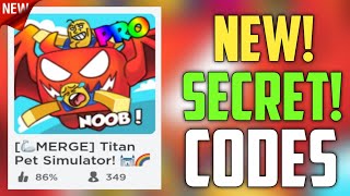 FUTURE CODES!! | *NEW* ROBLOX TITAN PET SIMULATOR! CODES 2023! (MERGE)