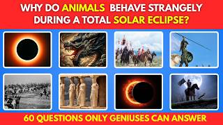Solar & Lunar Eclipse Quiz 🌒 | 60 Mind-Blowing Eclipse Questions That Changed History