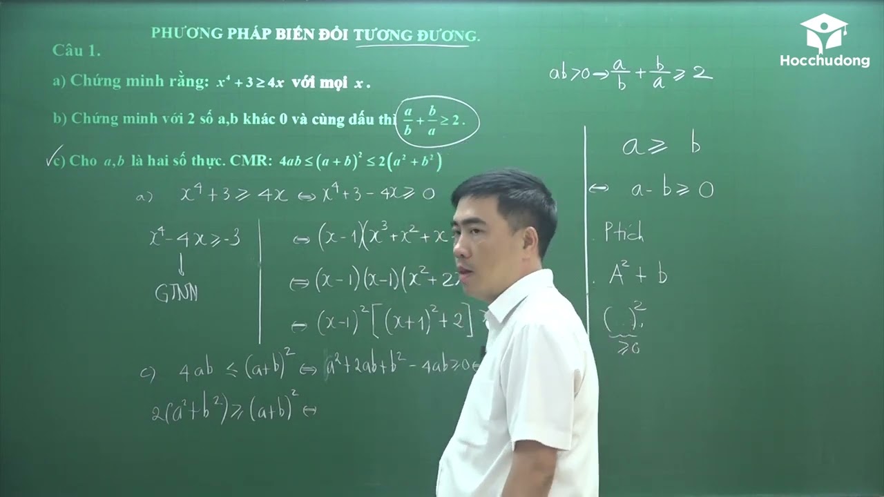 Phương pháp biến đổi tương đương cần chú ý  Toán ôn đội tuyển HSG lớp 9 - Thầy Bùi Minh Mẫn