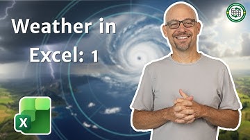 Excel Weather Dashboard Part 1: Location to Coordinates