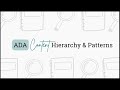 ADA Hierarchy and Patterns