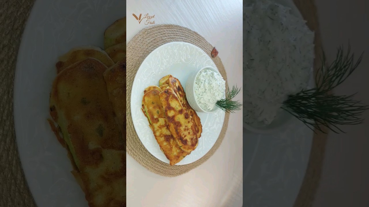KABAĞI SEVDİRECEK PRATİK VE ENFES BİR TARİF✅SOSLU KABAK KIZARTMA????#shorts #zucchini #cooking