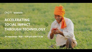 AVPN Webinar: Accelerating Social Impact through Technology