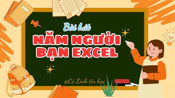 Năm Người Bạn Excel (phiên bản 36s)| SUM, AVERAGE, MAX, MIN, COUNT | Trường THCS Hồ Hảo Hớn