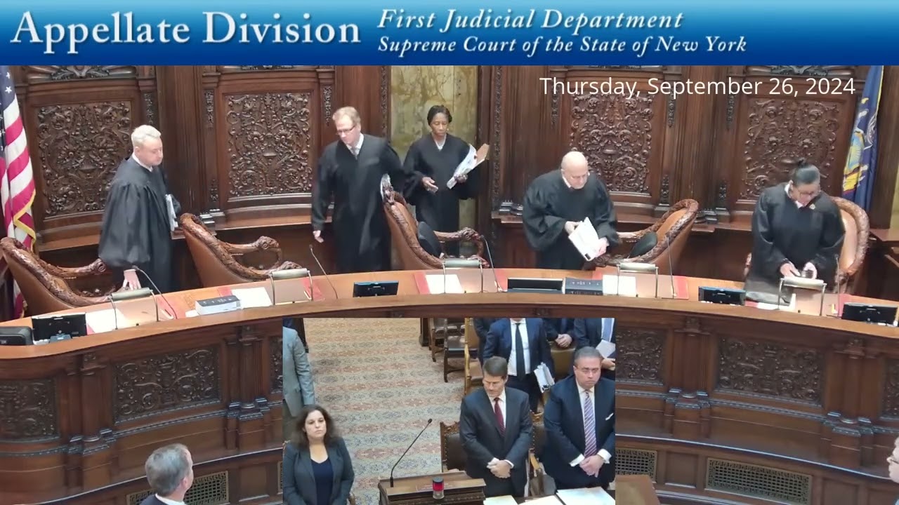 Oral Args in SCONY Appeal of Trump Fraud Case