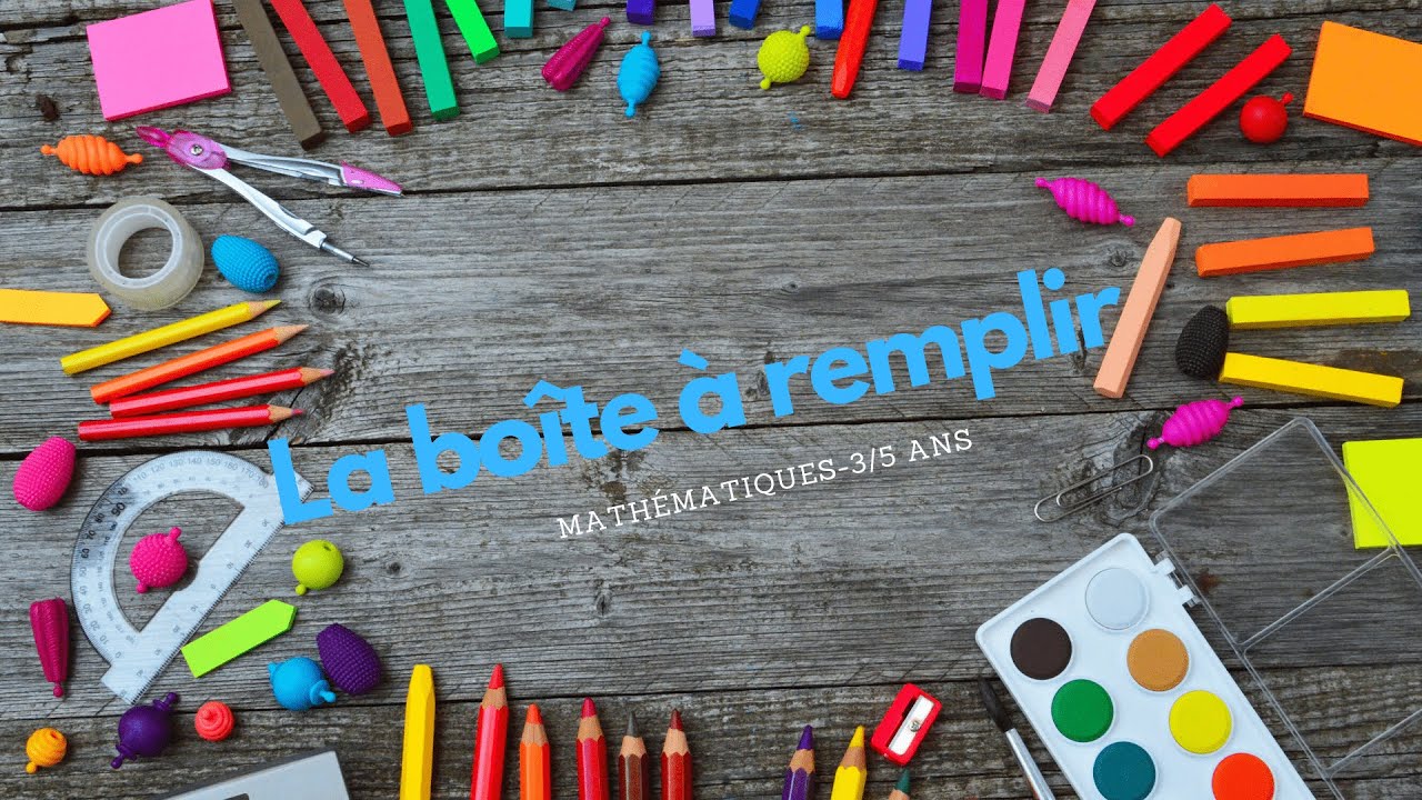 Maths - Boîte à remplir / Box to fill