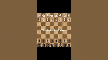 Checkmate in 10 moves #chess #trap #chesstactics #chessgame