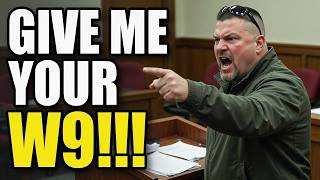 Sovereign Citizen DEMANDS Judge's W9 Tax Form in Court — Judge SHUTS Him Down Without Blinking