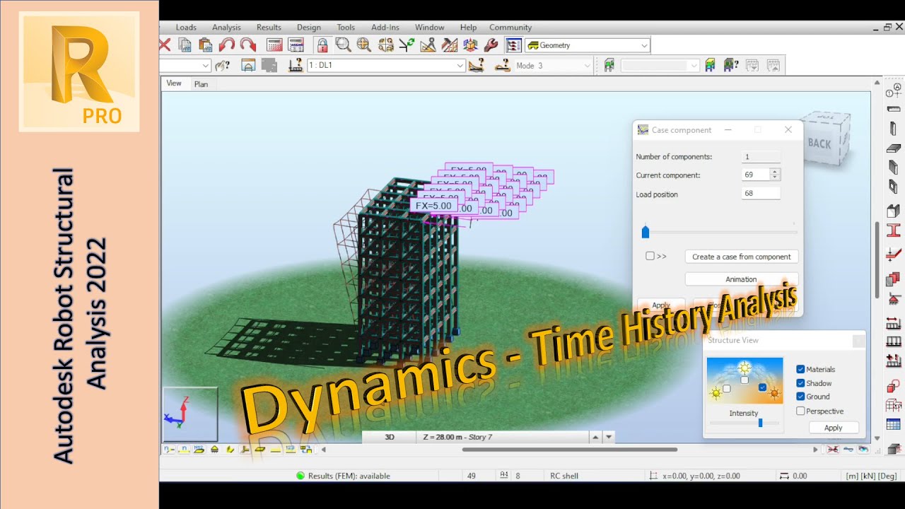 Time History Dynamic Analysis in Autodesk Robot: Step-by-Step Tutorial ...