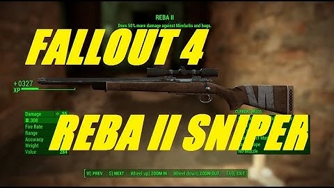 Fallout 4 Rare Weapon Reba II - Sniper Rifle