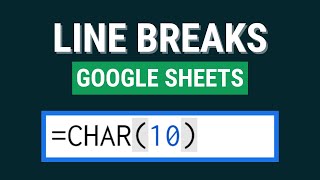 Famous Line Breaks In Google Sheets | Add & Remove New Lines In Cells & Formulas Profile