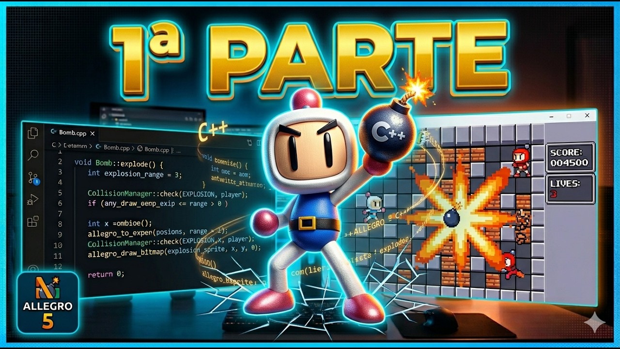 Bomberman em c++ Allegro - YouTube