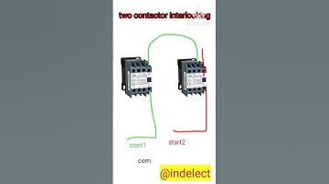 Two contactor interlocking । electrical short । #shorts #ytshorts #youtubeshorts