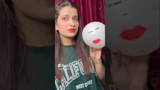 Makeup using balloon🎈#challengevideo #funnychallenge #makeupchallenge #shorts #shortsvideo #funny