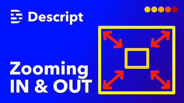 How to Zoom In and Out in Descript
