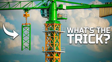 How A Tower Crane Assembles ITSELF