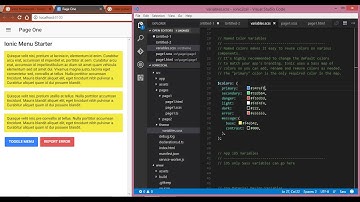 Theme Ionic 2 Application (Part 1) - Customize and modify default theme layer of ionic application