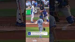 45-year-old Rich Hill records his first strikeout with the Royals (his 14th team)!