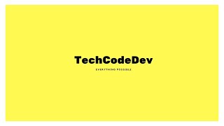 #TechCodeDev #promo