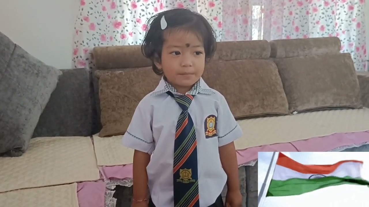 National Anthem by little girl