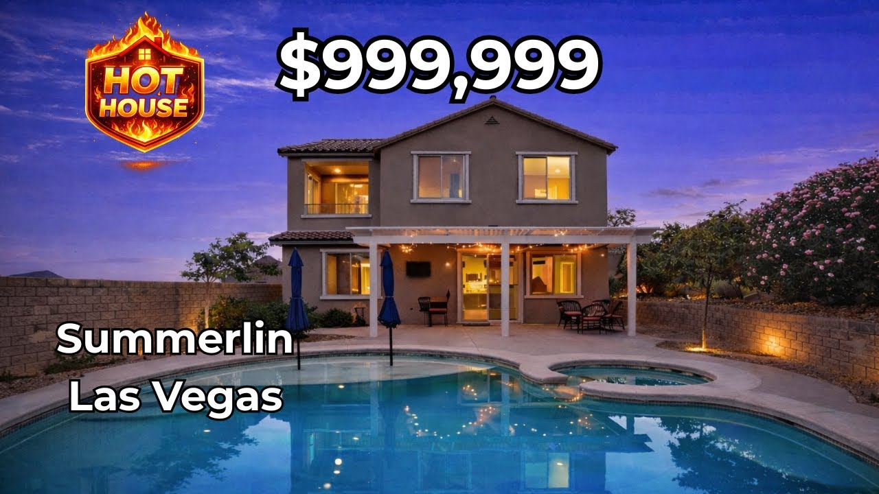 Inside a $999,999 Well Appointed Summerlin Home, 4 Bed-4 Bath