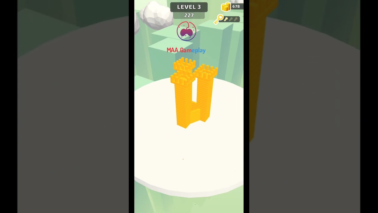 Satisfying Mobile Game : Brick Builder Gameplay Walkthrough