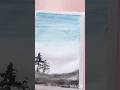 Easy and simple mini watercolor painting 🖌️🎨#art #short video