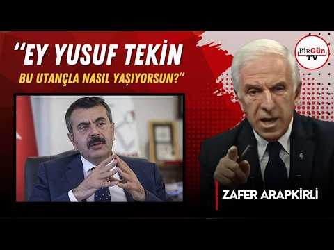 Striking reaction from Zafer Arapkirli: “How do you live with this shame, Yusuf Tekin!”