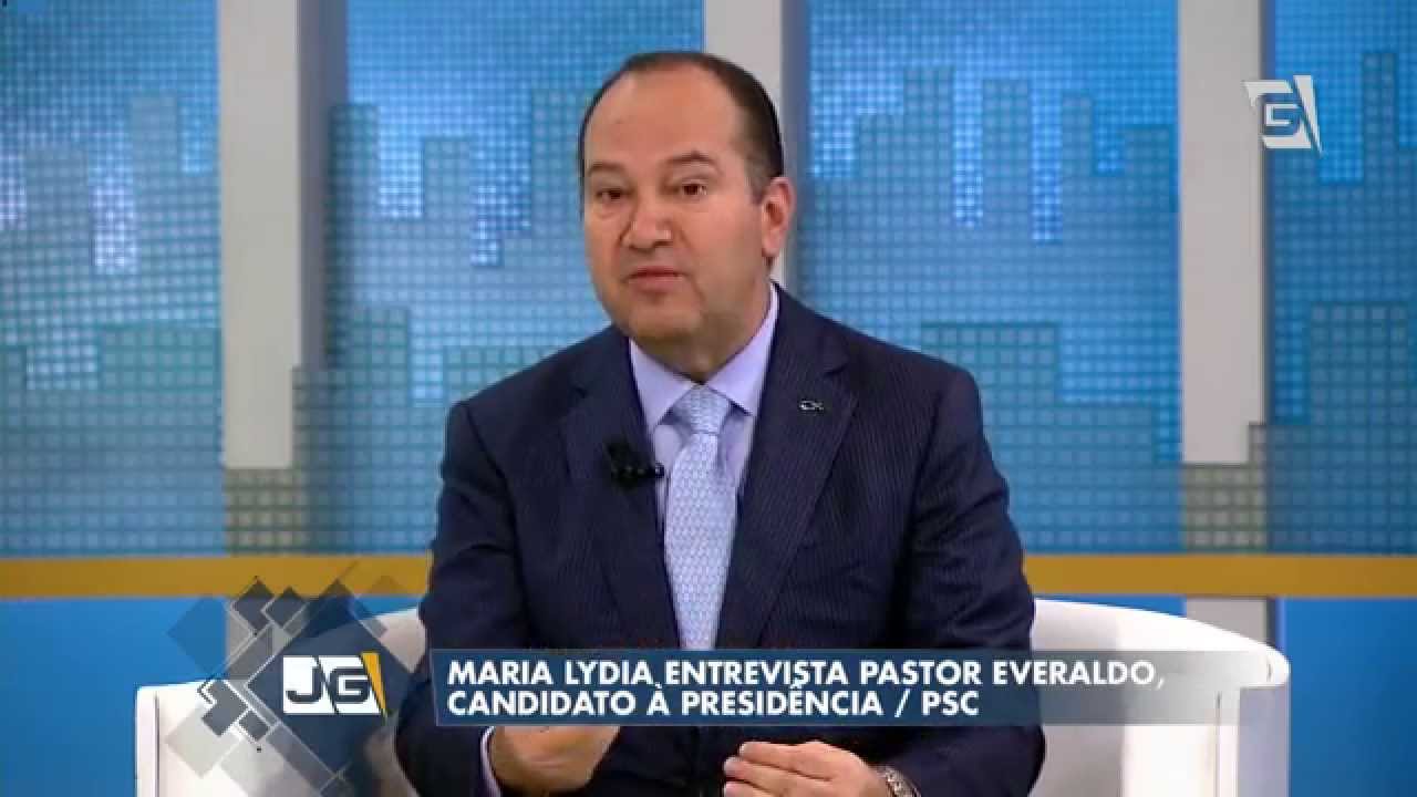 Candidato Que Peidou No Jornal Nacional Maria Lydia Entrevista Pastor Everaldo Candidato A Presidencia Psc Youtube