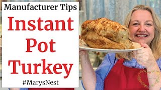 I called the instant pot company to find out how cook a turkey breast
in - right way, and learned some very helpful information that...