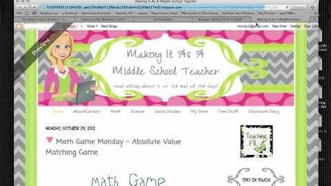 Adding Blog Gadgets to Your Sidebar
