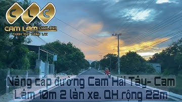 Khu Hành Chính Xã Cam Hải Tây- Bãi Dài-  Cam Lâm đạt chuẩn NÔNG THÔN MỚI NÂNG CAO- Hạ tầng nâng cấp