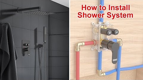 How to Install STARBATH Shower System Two Function Push Button - Installation Guide