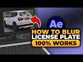 How To Blur License Plate in After Effects (FAST &amp; EASY) | After Effects Blur License Plate