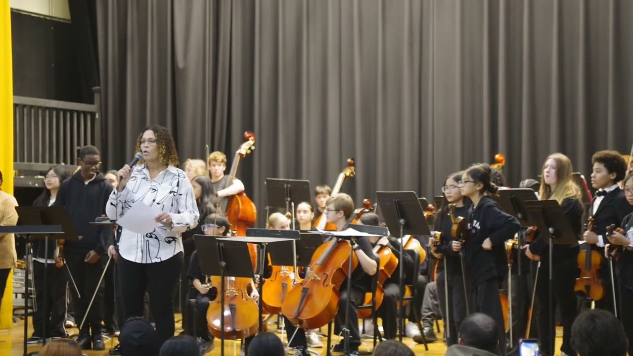 Introduction to the Orchestras & Chorus Concert & Tribute to Que Powell