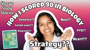 How I Scored 98/100 in Biology | Class 12 CBSE Topper Strategy 🔥