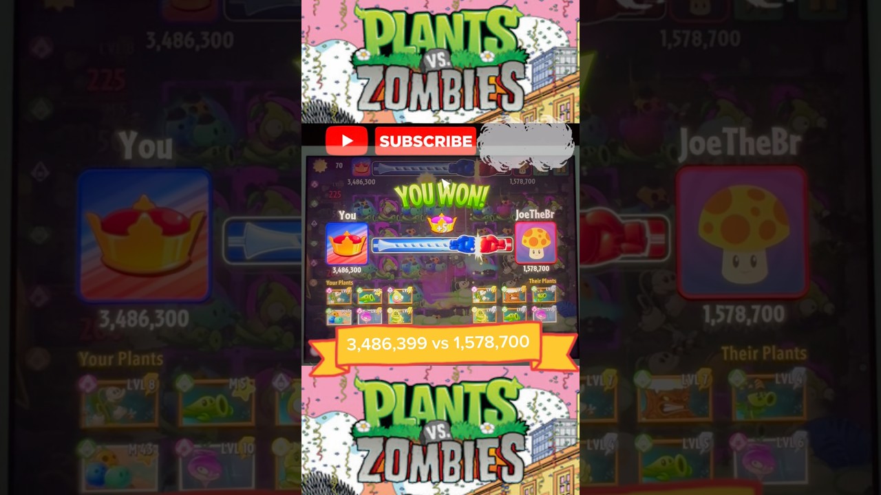 can you outsmart the zombie horde and climb the leaderboard? MayBee Tournament! PVZ2