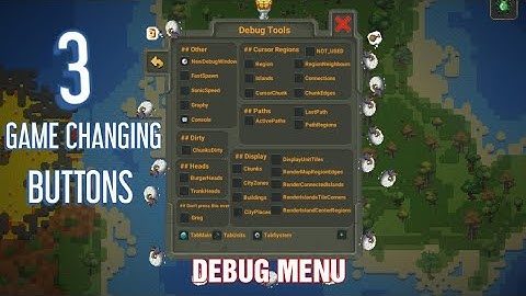 3 GAME CHANGING BUTTONS IN THE DEBUG MENU - Worldbox