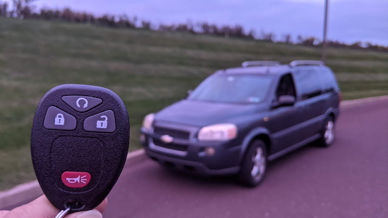 How to use remote start feature on a 2006 Chevy Uplander YouTube