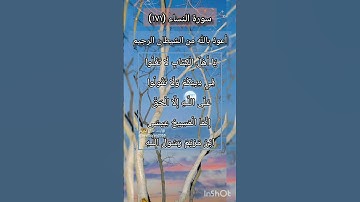 سورة النساء الآية ١٧١ ¹