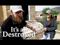 DESTROYED Our Mongolian Home | making way for something new | Metal frame deck build