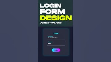 Amazing Animated Login Form | HTML CSS JavaScript | Frontend Project #codingshorts
